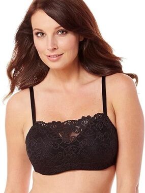 Olga Pretty Lace Full-Figure Full-Coverage Camisole Bra
